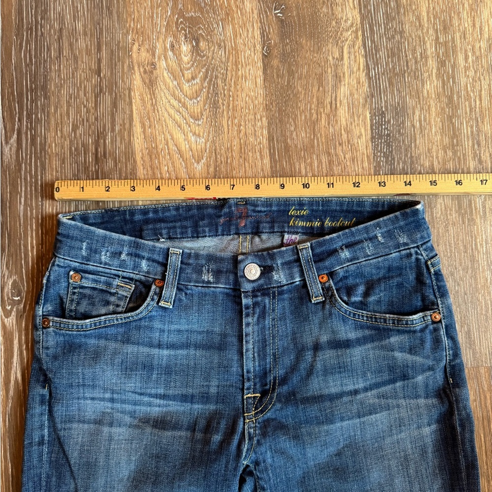 Seven For All Mankind Lexie‎ Kimmie Bootcut Jean Sz 28 Petite - Picture 5 of 8